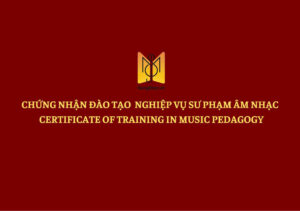 KHÓA HỌC NGHIỆP VỤ SƯ PHẠM ÂM NHẠC – SONG MAY MUSIC